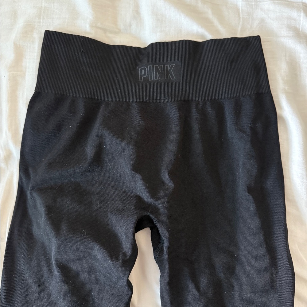 Black PINK High-Waisted Leggings